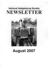 August 2007 Newsletter